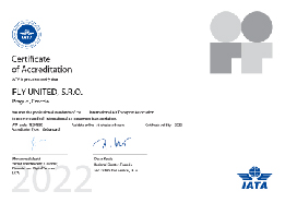 IATA certificate