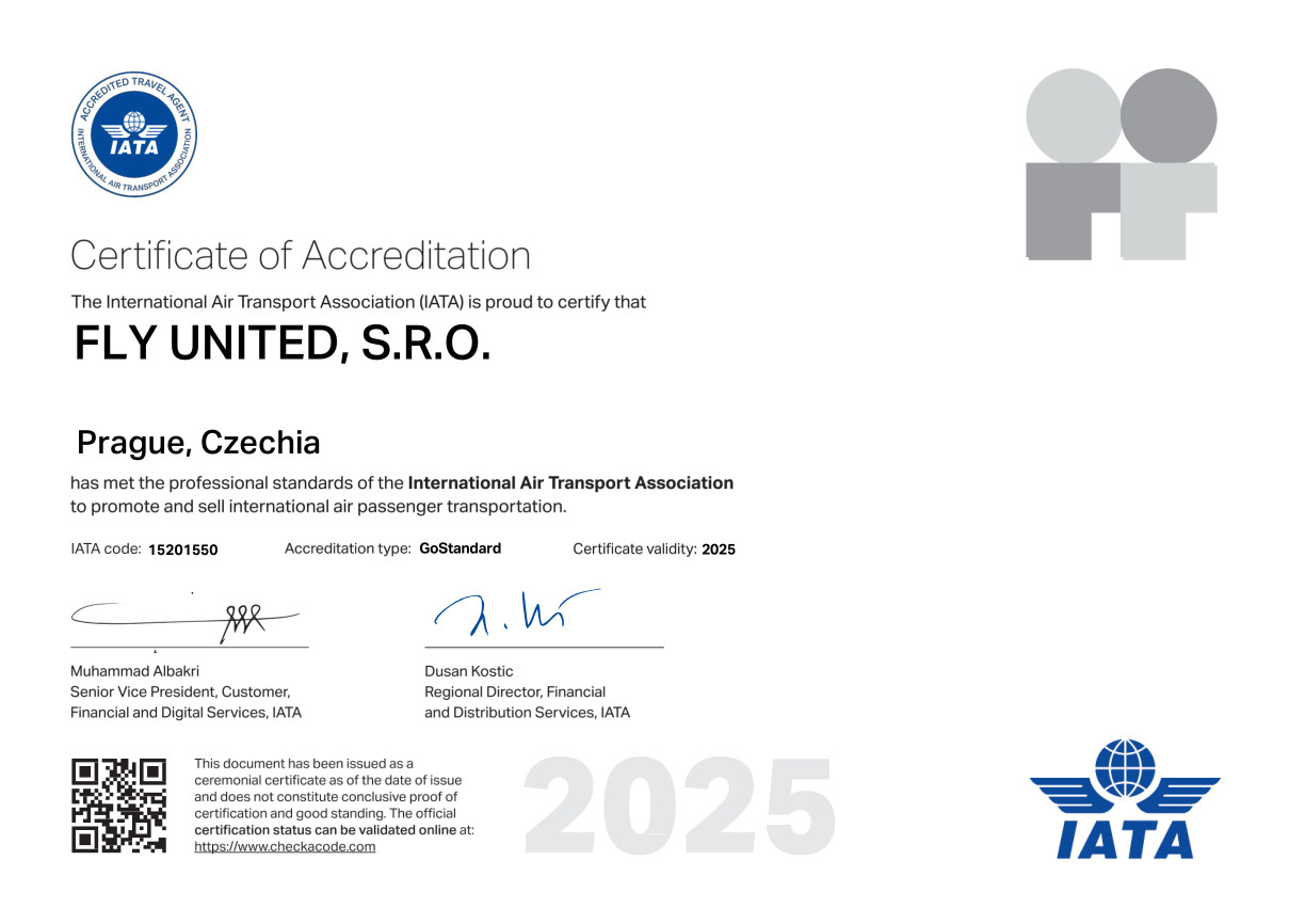 IATA certifikát
