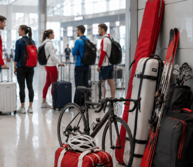 Když na cestu vyrážejí nejen sportovci, ale i jejich vybavení